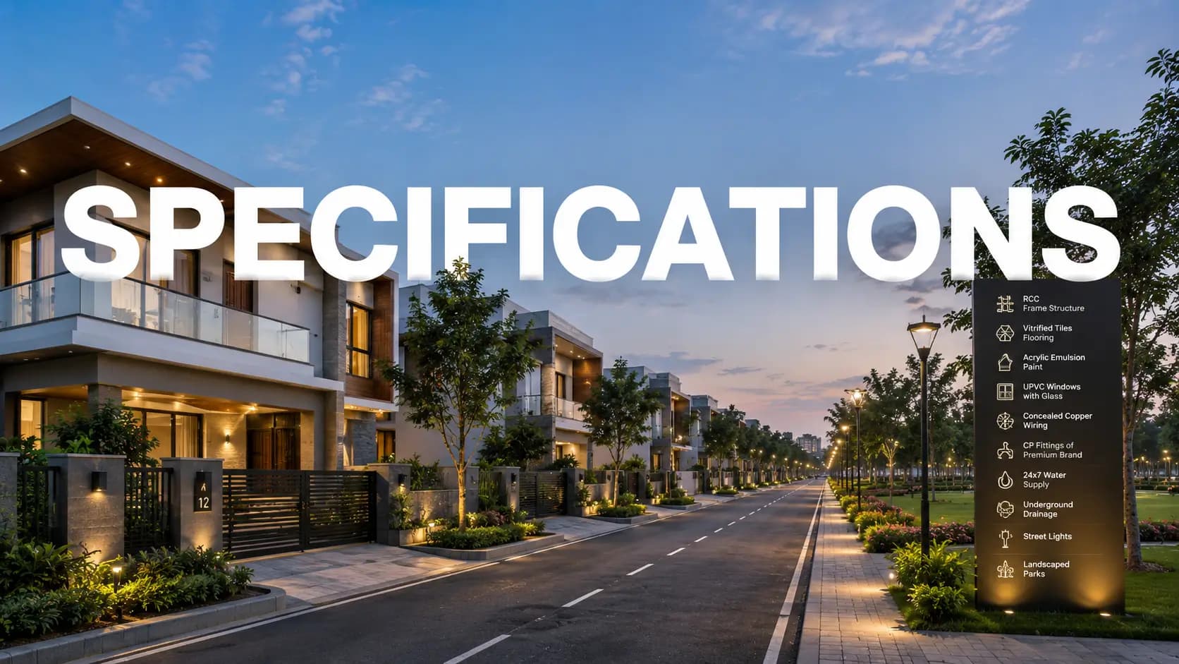MAIA Yelahanka Villa Specifications — Finishes, Systems and Sustainability
